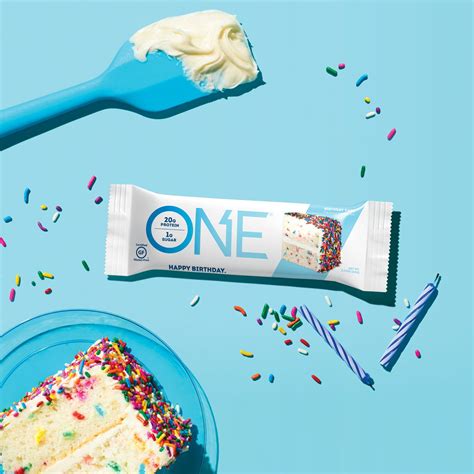 One Protein Bars Birthday Cake Gluten Free Protein Bars With G