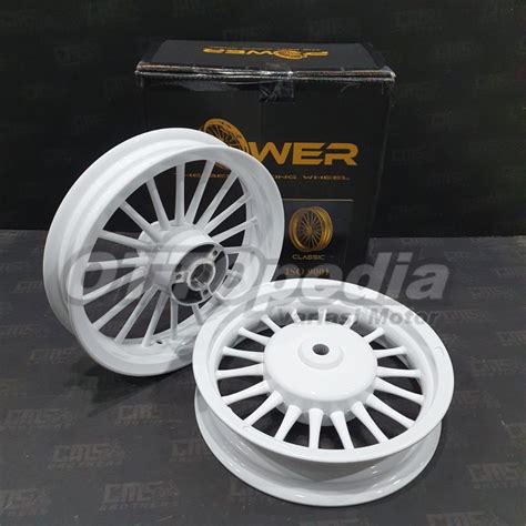 Velg Pelek Racing Yamaha Fazzio Tapak Lebar Classic Power Palang