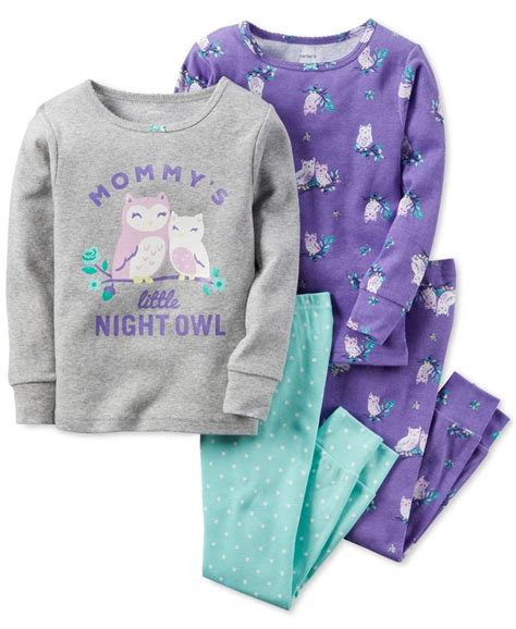 Carters Presents Comfy Bedtime Attire Thats A Real Hoot With This