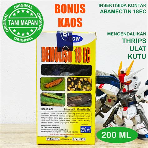 Insektisida Demolish Ec Ml Abamectin Ec Kaos Lazada