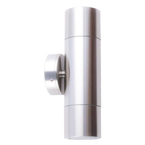 Pillar Light Up Down Gu Stainless Steel Ip Round Back Plate Big W