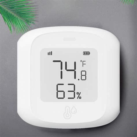 Fr Digital ZigBee Smart WiFi Room Thermometer Hygrometer Remote For