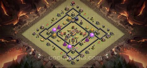 Best Max Levels War Base Th8 With Link Hybrid 2023 Town Hall Level 8