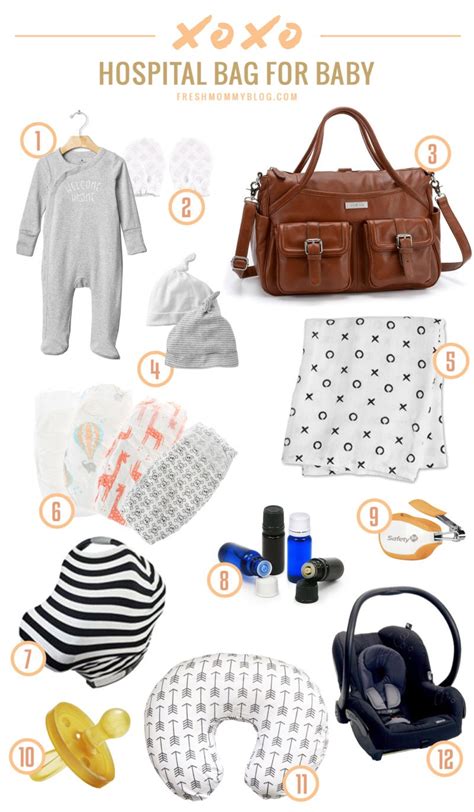 Packing The Hospital Bag For Baby Fresh Mommy Blog