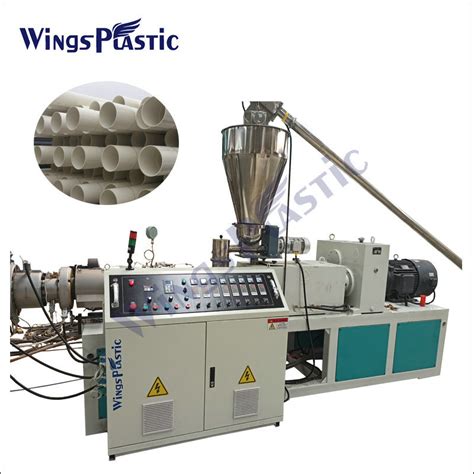 Mm Plastic Pvc Upvc Cpvc Pipe Making Extruder Machine China Pvc