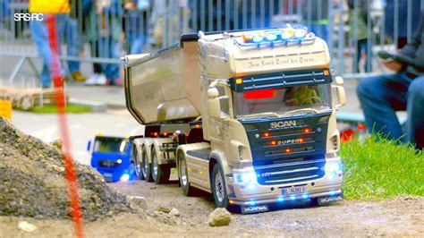 Mind Blowing Remote Control Rc Trucks Scania Heavy Haulge Rc Digger