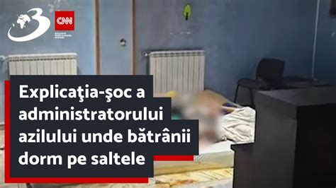 Explica Ia Oc A Administratorului Azilului Unde B Tr Nii Dorm Pe