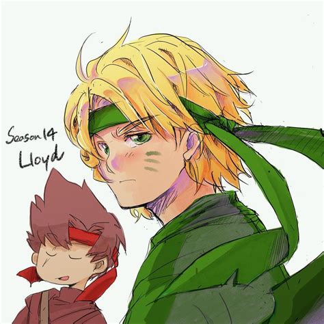 two anime characters one with blonde hair and the other wearing green ...