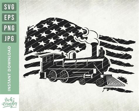 US Train Svg Steam Train Svg Steam Engine SVG Locomotive Etsy UK