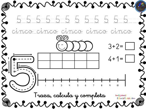 Colección De Fichas Para Trabajar Los Números Del 1 Al 30 5 Imagenes Educativas