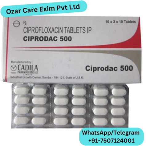 Ciprofloxacin Tablets IP 500 Mg At Rs 55 Strip In Nagpur ID