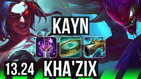 KAYN Vs KHA JNG 70 Winrate 8 Solo Kills Rank 10 Kayn BR