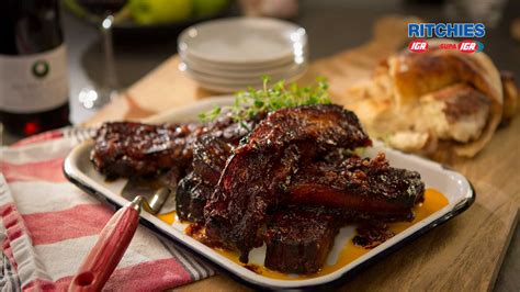 pork spare ribs with Texas BBQ sauce - Love Food