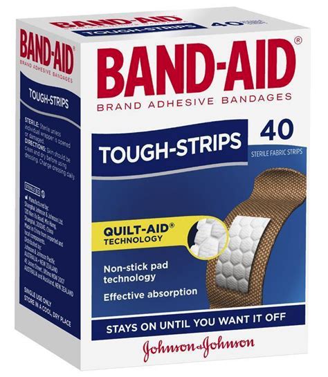 Band Aid Tough Strips 40 Pack Your Clubroom