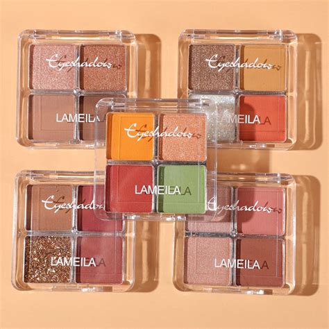 Lameila Color Eyeshadow Palette Matte And Shimmer Shopee Malaysia