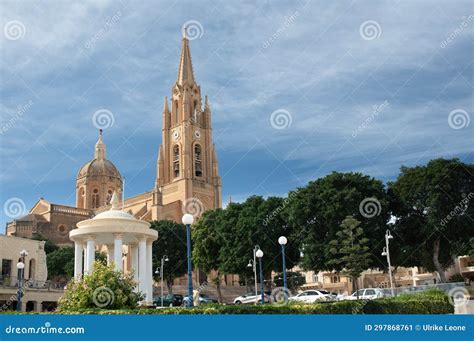 View Of The Church Madonna Ta Loreto In Ghajnsielem Gozo The Church