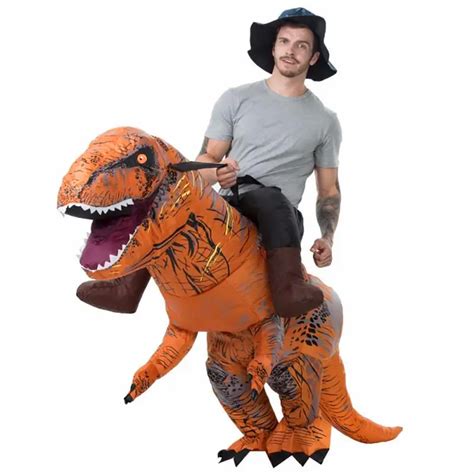 Inflatable Dinosaur Costumes Adult T Rex Ride Fancy Temu Australia