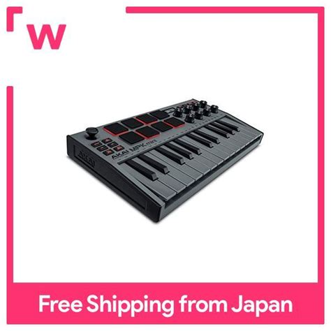 Akai Professional MIDI Keyboard Controller Mini 25 Key USB Velocity ...