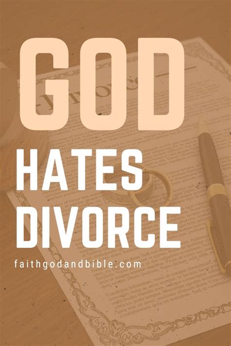 What Does The Bible Say About Divorce