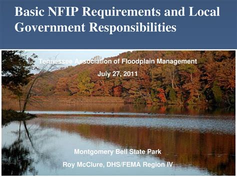 Basic Nfip Requirements And Local Government Responsibilities Ppt Download