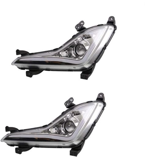 Automotive Pair Led Drl Daytime Running Lamp Fog Light For Hyundai