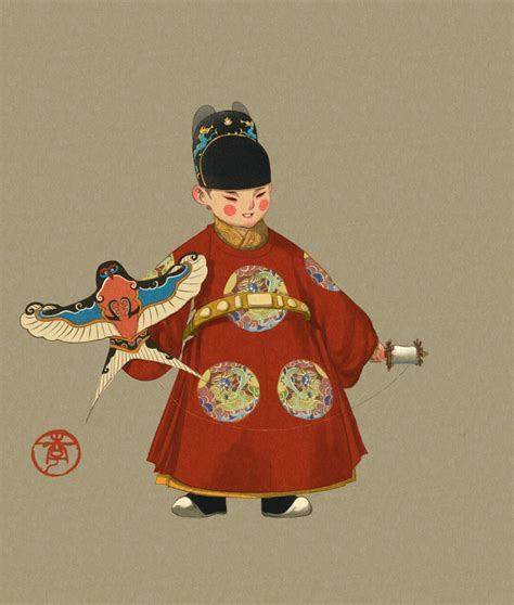 Ya Gracg Character Illustration Chinese Art