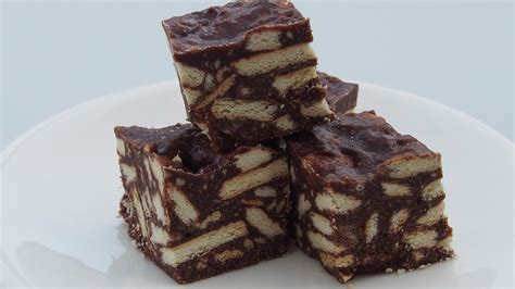 No bake chocolate biscuit cake - Kitchen Exile