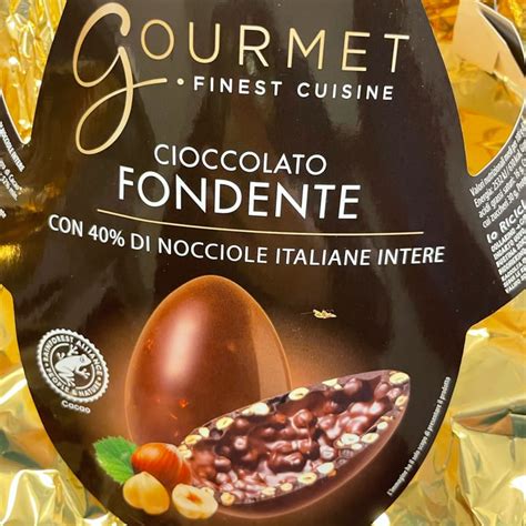 Gourmet Finest Cuisine Uovo Cioccolato Fondente Con 40 Nocciole