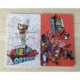 Nfc Amiibo Compatible Game Cards Super Mario Odyssey Pcs Shopee