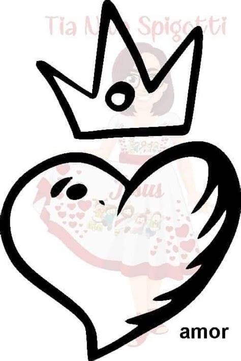 A Heart With A Crown On It And The Words Tia Na Spiggitti