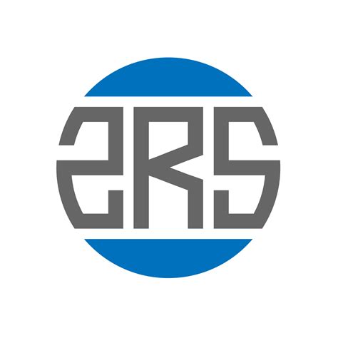 ZRS letter logo design on white background. ZRS creative initials ...