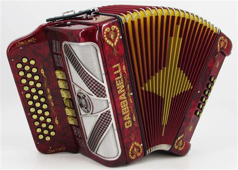 Gabbanelli M Tone Red Pearl Gabbanelli Accordions