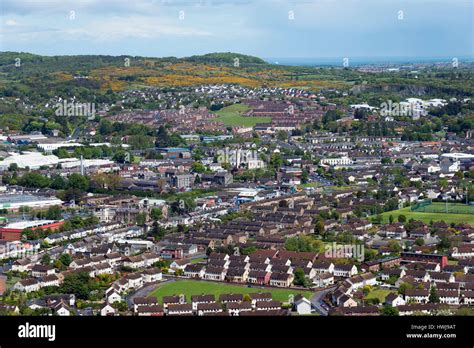 View From Scrabo Tower To Newtownards County Down Northern Ireland