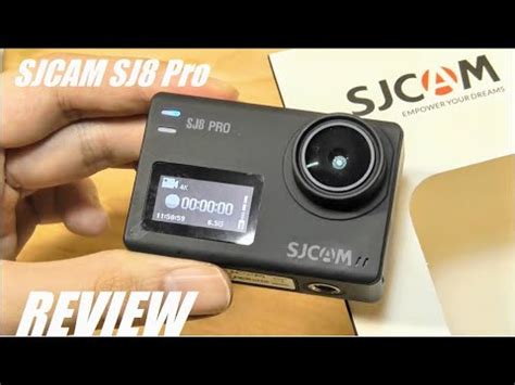 Review Sjcam Sj Pro K Action Camera Dual Screen Axis Gyro