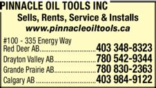 Pinnacle Oil Tools Inc Red Deer AB COSSD