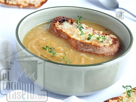 Sopa De Cebolla El Cocinero Casero De Cuchara