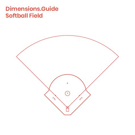 Softball Field Dimensions & Drawings | Dimensions.Guide