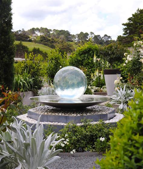 Sphere Fountain Aqualens By Allison Armour Outdoor Water Features