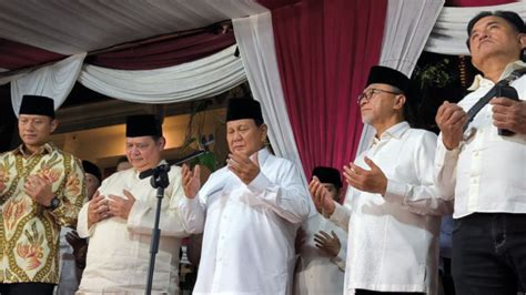 Pidato Prabowo Subianto Usai Penetapan Hasil Pilpres Kpu Vlix Id