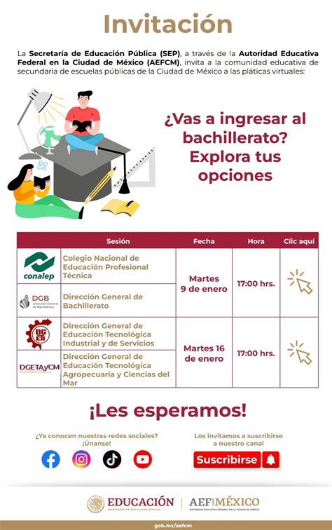 Secundaria Técnica 116 Turno Vespertino InvitaciÓn PlÁticas Ingreso Al