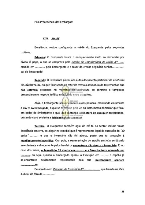 Inicial Embargos à Execução Excesso De Execução Cobrança Abusiva