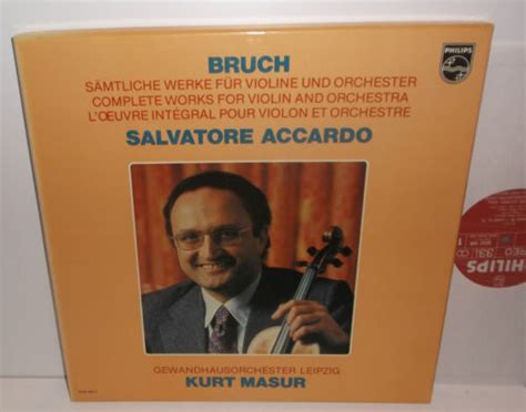 6768 065 Bruch Complete Works For Violin And Orchestra Salvatore