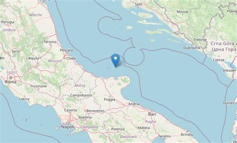 Terremoto Oggi Al Largo Del Gargano Magnitudo 4 2