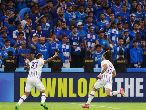 1 2 نتيجة وملخص أهداف مباراة الهلال ضد العين بنصف نهائي دوري أبطال