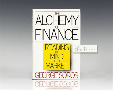 alchemy  finance george soros  edition signed
