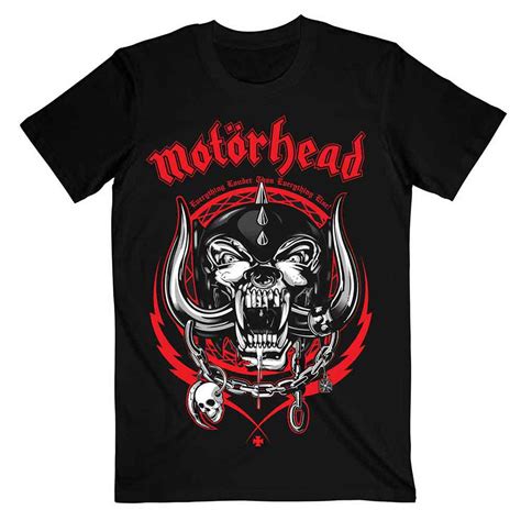 Motorhead Unisex T Shirt Lightning Wreath Wholesale Only Official