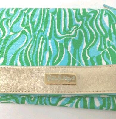 Lilly Pulitzer Hot To Trot Crossbody Purse Finders Keepers Green Blue