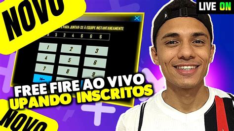 FREE FIRE AO VIVOUPANDO INSCRITOSRUMO AO MESTRE LIVE FF YouTube