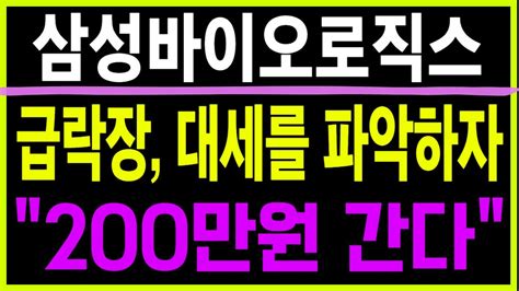 주식 삼성바이오로직스 급락장 대세를 파악하자 삼성바이오로직스 삼성바이오로직스주가 삼성바이오로직스주가전망 삼성바이오