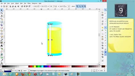 How To Draw Glass Inkscape Youtube